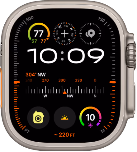 Apple Watch Modular Ultra face