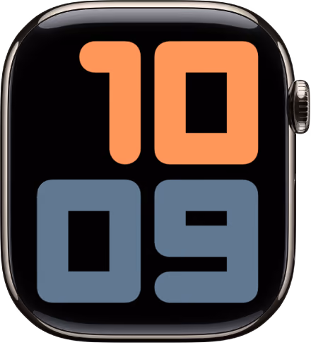 Apple Watch Numerals Duo face