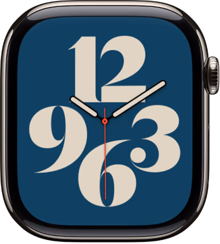 Apple Watch Typograph face