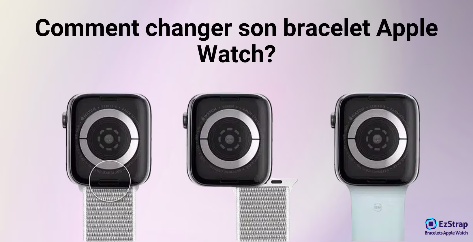 How do you change your Apple Watch band?