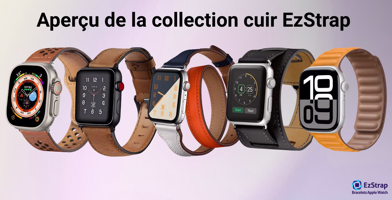 Preview of the EzStrap leather collection