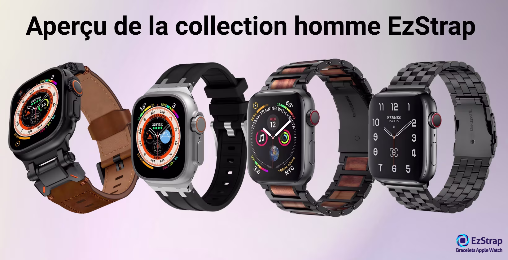 Overview of the EzStrap Men's collection