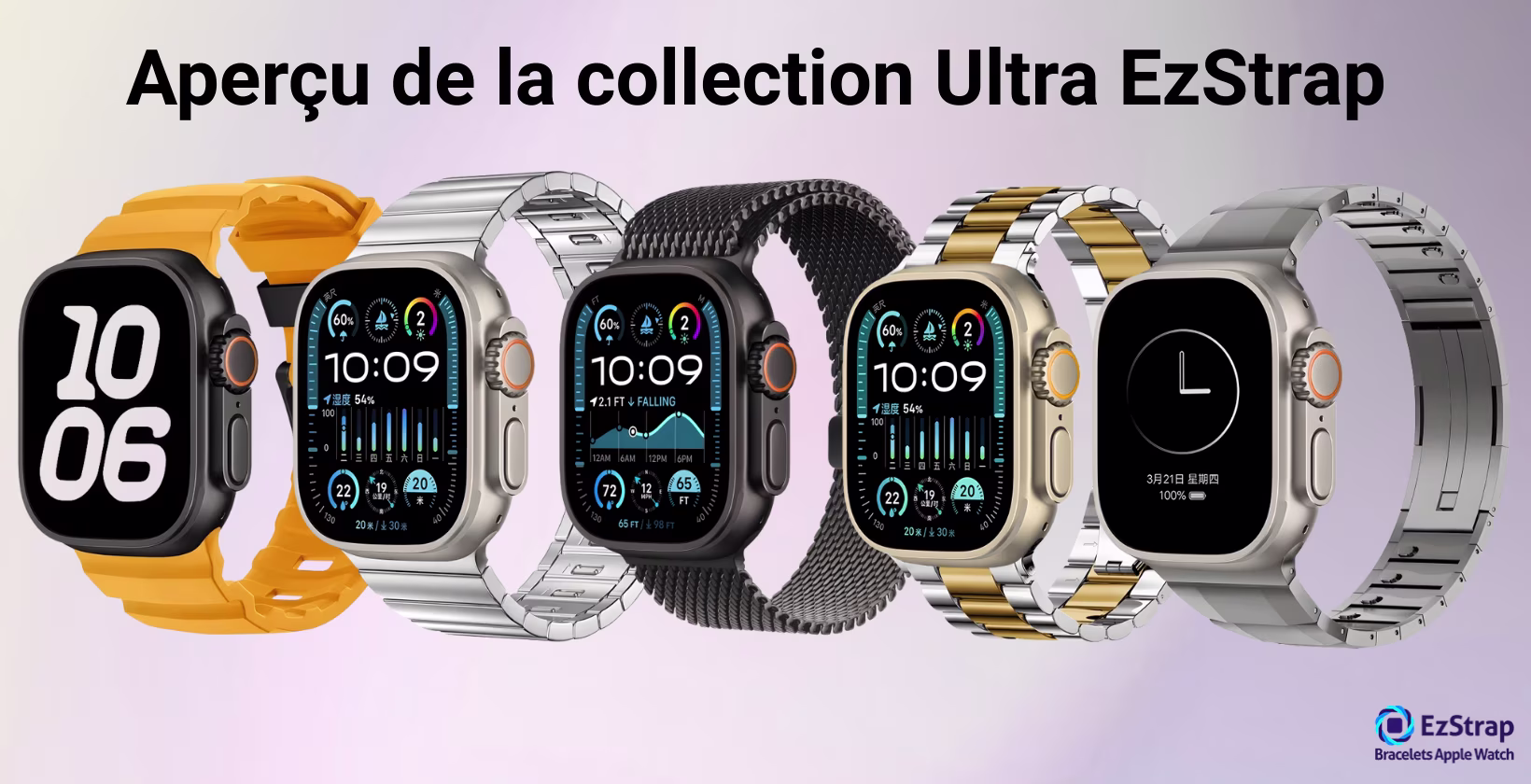 Overview of the EzStrap Ultra collection