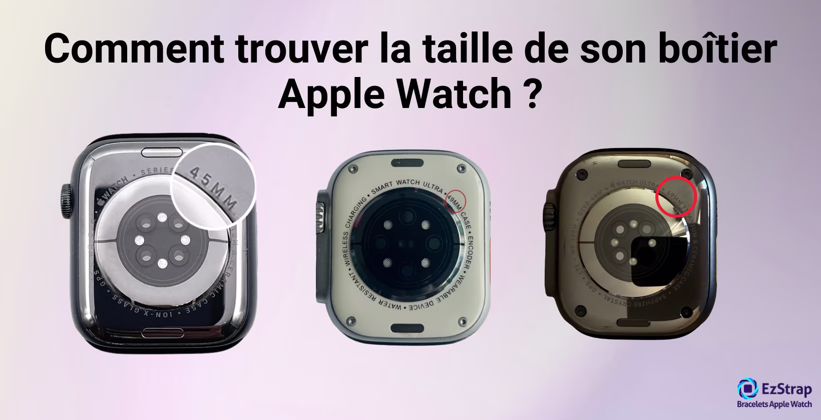 Image showing where to find your Apple Watch size