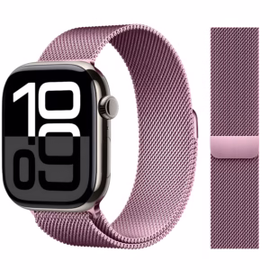 Bracelet Apple Watch Acier Inoxydable Maille Milanaise - EzStrap - Argent