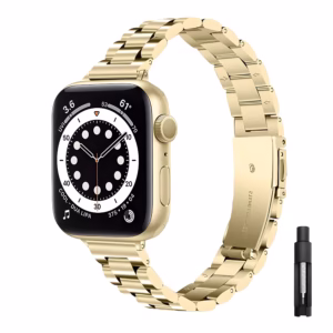 Bracelet Apple Watch Acier Inoxydable à Maillons Classiques - EzStrap - Argent