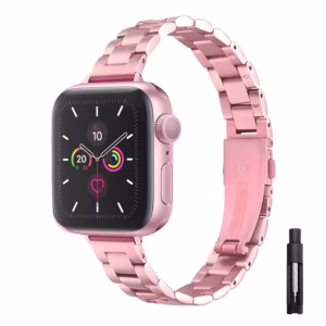 Bracelet Apple Watch Acier Inoxydable à Maillons Classiques - EzStrap - Argent