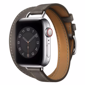 Bracelet Apple Watch Cuir Classique à Enroulement Double - EzStrap - Rouge