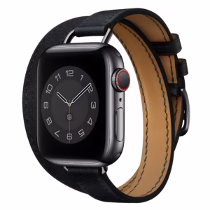 Bracelet Apple Watch Cuir Classique à Enroulement Double - EzStrap - Rouge