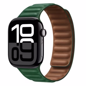 Bracelet Apple Watch en Cuir Texturé à Boucle Magnétique - EzStrap - Violet