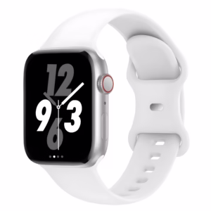 Bracelet Apple Watch Silicone Lisse Sport - EzStrap - Noir