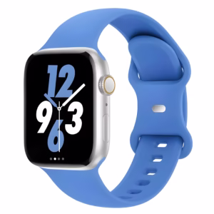 Bracelet Apple Watch Silicone Lisse Sport - EzStrap - Noir