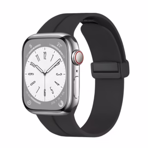 Bracelet Apple Watch Silicone Souple Fermeture Magnétique - EzStrap - Vert Clair