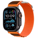 Bracelet Apple Watch Nylon Robuste Design Alpine Loop - EzStrap - Orange/Marron