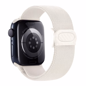 Bracelet Apple Watch Nylon Tressé à Boucle Ajustable - EzStrap - Marron