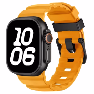 Bracelet Apple Watch Silicone Sport à Fentes Horizontales - EzStrap - Vert