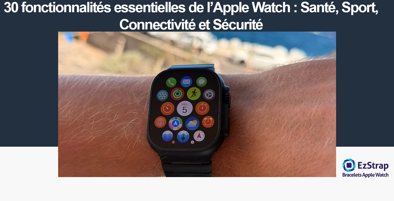 30 fonctionnalités essentielles de l’Apple Watch : Santé, Sport, Connectivité et Sécurité
