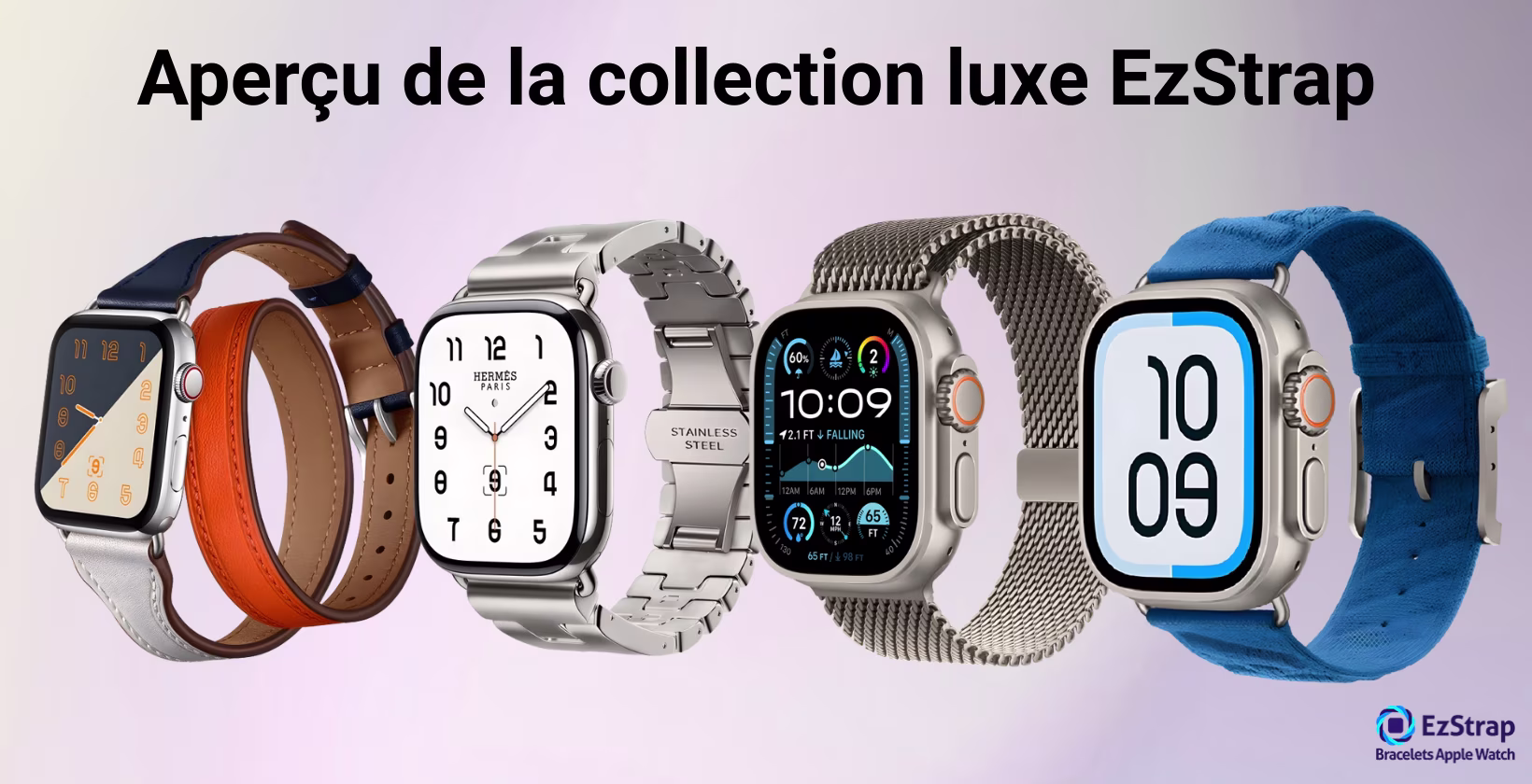Aperçu de la collection luxe EzStrap