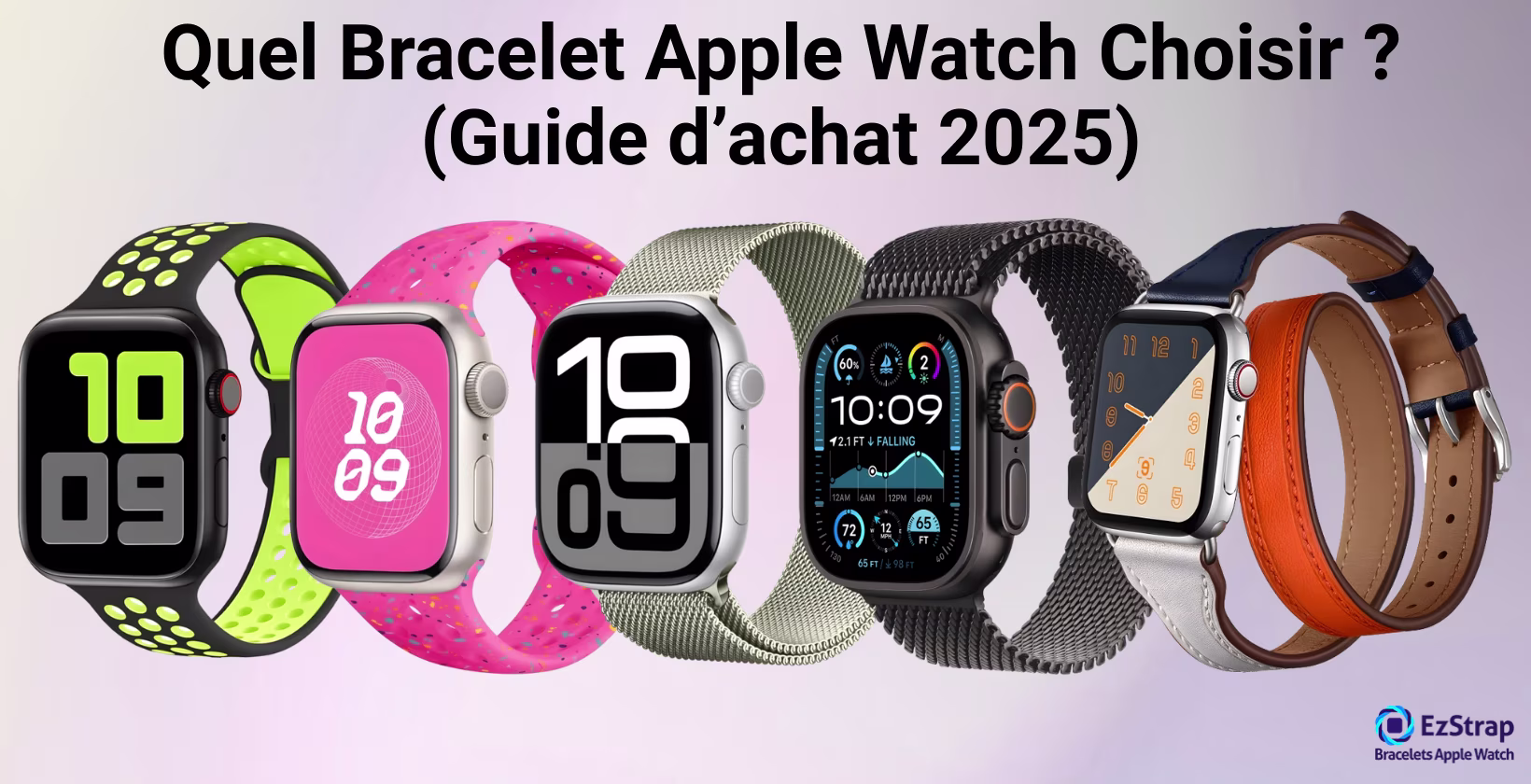 Quel Bracelet Apple Watch Choisir ? (Guide d’achat 2025)