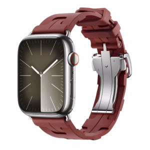 Bracelet Apple Watch Hermès Simple Tour Silicone - EzStrap - Rouge